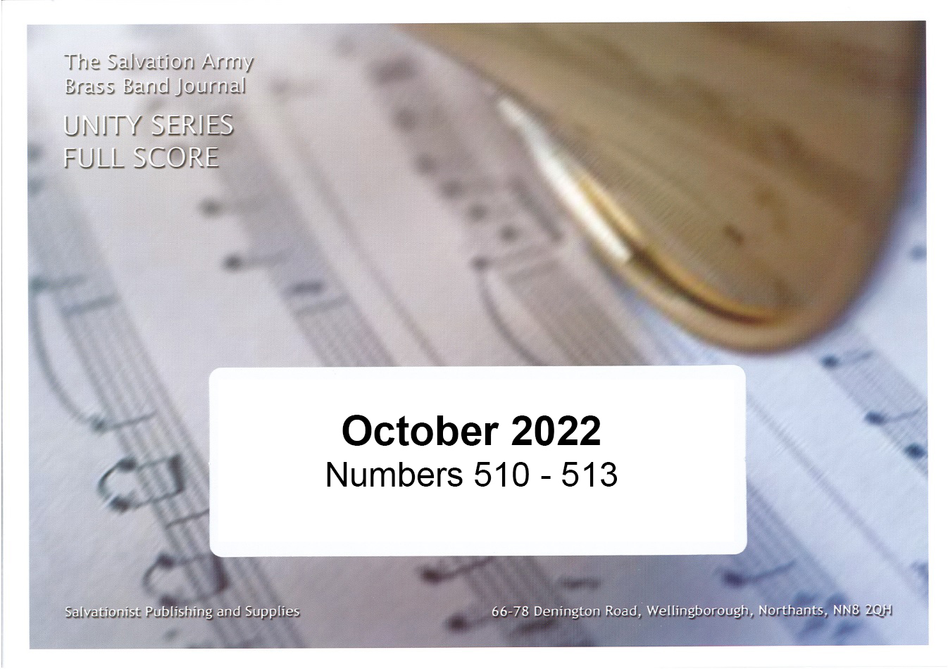 Unity Series Band Journal October 2022 Numbers 510 - 513
